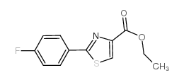 2-(4-氟苯基)-噻唑-4-羧酸乙酯结构式