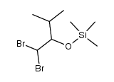 1,1-dibromo-3-methyl-2-(trimethylsilyloxy)butane Structure