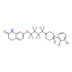 Aripiprazole-d8 N4-Oxide Structure