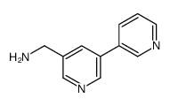 (5-pyridin-3-ylpyridin-3-yl)methanamine Structure