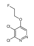 3,4-Dichloro-5-(2-fluoroethoxy)pyridazine Structure