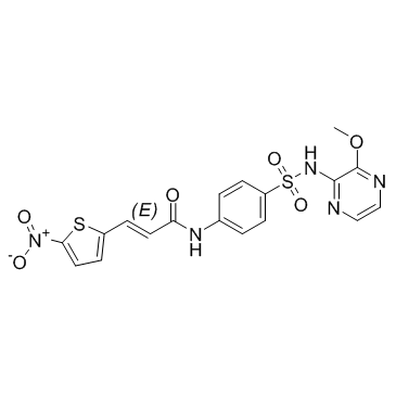 (E)-Necrosulfonamide结构式