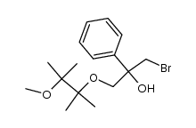 1-bromo-3-((3-methoxy-2,3-dimethylbutan-2-yl)oxy)-2-phenylpropan-2-ol Structure