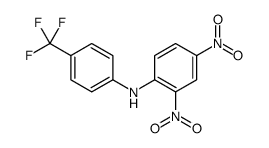 2,4-dinitro-N-[4-(trifluoromethyl)phenyl]aniline结构式