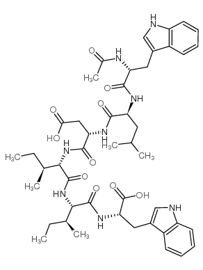 Acetyl-(D-Trp16)-Endothelin-1 (16-21) Structure
