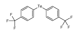 1-(trifluoromethyl)-4-[4-(trifluoromethyl)phenyl]tellanylbenzene Structure