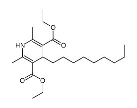 4-nonyl-3,5-diethoxycarbonyl-1,4-dihydro-2,6-dimethylpyridine structure