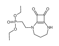 [2-(8,9-dioxo-2,6-diazabicyclo[5.2.0]non-1(7)-en-2-yl)ethyl]phosphonic acid diethyl ester Structure