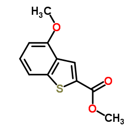 Methyl 4-methoxy-1-benzothiophene-2-carboxylate结构式
