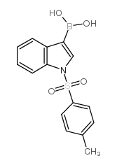 N-(p-Toluenesulfonyl)indole-3-boronic acid Structure