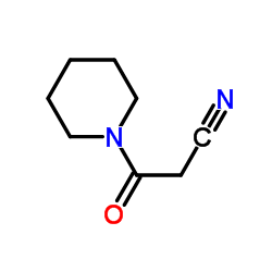 1-氰基乙酰哌啶结构式