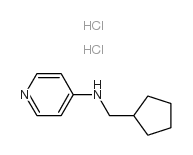 环戊基甲基-吡啶-4-基-胺双盐酸盐结构式