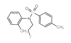 Benzenesulfonamide,N-(2-fluoroethyl)-4-methyl-N-(2-methylphenyl)- Structure
