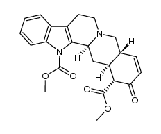 dimethyl (16α)-18,19-didehydro-17-oxoyohimban-1,16-dicarboxylate Structure