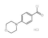 4-morpholinobenzoyl chloride hydrochloride Structure