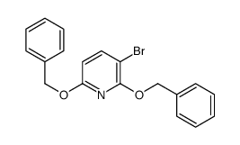 2,6-二(苄氧基)-3-溴吡啶结构式