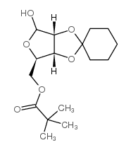 2,3-o-cyclohexylidene-5-o-pivaloyl-d-ribofuranose Structure