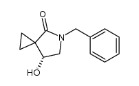 (R)-5-benzyl-7-hydroxy-5-azaspiro[2.4]heptan-4-one结构式