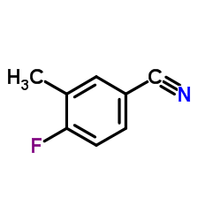 4-氟-3-甲基苯腈结构式