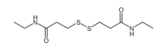 3,3'-dithiobis(N-ethylpropanamide)结构式