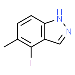 4-碘-5-甲基-1H-吲唑结构式