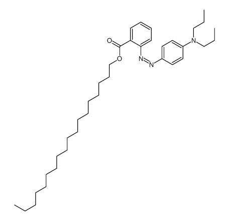 Octadecyl 2-(4-dipropylaminophenylazo)benzoate Structure