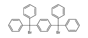 Benzene, 1,4-bis(bromodiphenylmethyl)-结构式