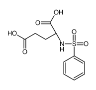 (R)-(-)-n-(苯基磺酰基)谷氨酸结构式