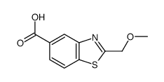 5-Benzothiazolecarboxylicacid,2-(methoxymethyl)-(9CI) Structure