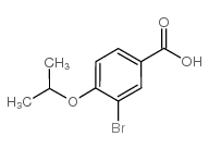 3-溴-4-异丙氧基苯甲酸结构式