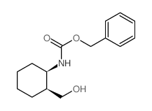 benzyl N-[(1R,2S)-2-(hydroxymethyl)cyclohexyl]carbamate结构式