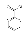 2-Pyrimidinecarbonyl chloride (9CI) Structure
