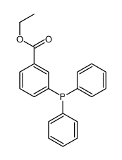 ethyl 3-diphenylphosphanylbenzoate结构式