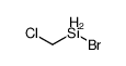 bromo(chloromethyl)silane Structure