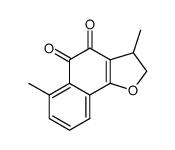 2,3-Dihydro-3,6-dimethylnaphtho[1,2-b]furan-4,5-dione结构式