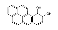 9,10-dihydro-9,10-dihydroxybenzo(a)pyrene结构式