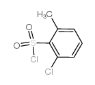 2-氯-6-甲基苯磺酰氯结构式