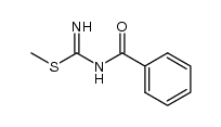 N-benzoyl-S-methyl-isothiourea Structure