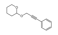 2-(3-phenylprop-2-ynoxy)oxane结构式