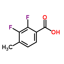 2,3-Difluoro-4-methylbenzoic acid structure