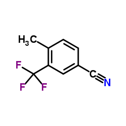 4-甲基-3-三氟甲基苯甲腈结构式