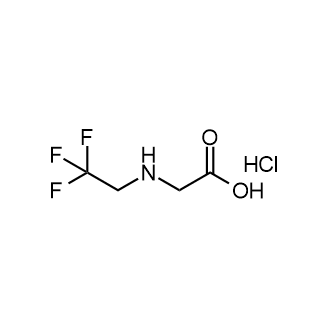 2-[(2,2,2-trifluoroethyl)amino]acetic acid hydrochloride Structure