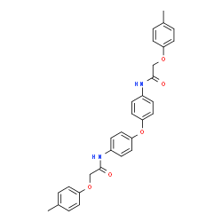 N,N'-[oxybis(4,1-phenylene)]bis[2-(4-methylphenoxy)acetamide] Structure