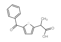 噻洛芬酸结构式