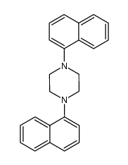 1,4-di-naphthalen-1-yl-piperazine结构式