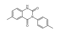 2,4-dioxo-3-(p-tolyl)-6-methyl-1,2,3,4-tetrahydroquinazoline Structure