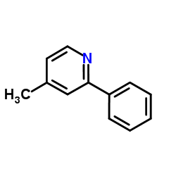 4-甲基-2-苯基吡啶结构式