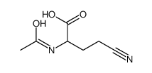 2-acetamido-4-cyanobutanoic acid Structure