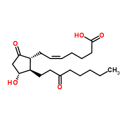 13,14-dihydro-15-keto Prostaglandin E2 structure
