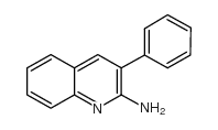 2-氨基-3-苯基喹啉结构式